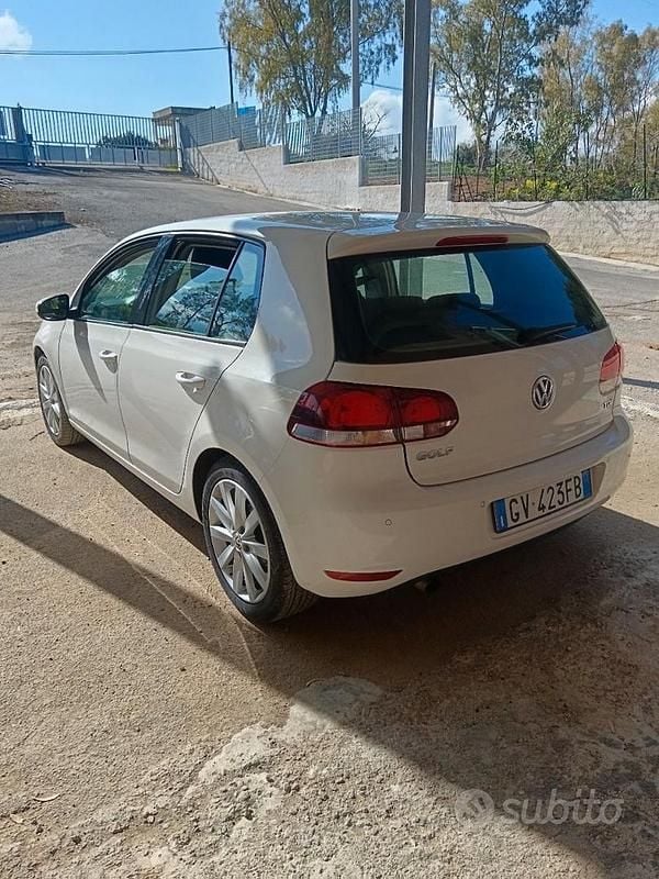 Usata VW Golf VI 2010 Bianco Utilitaria