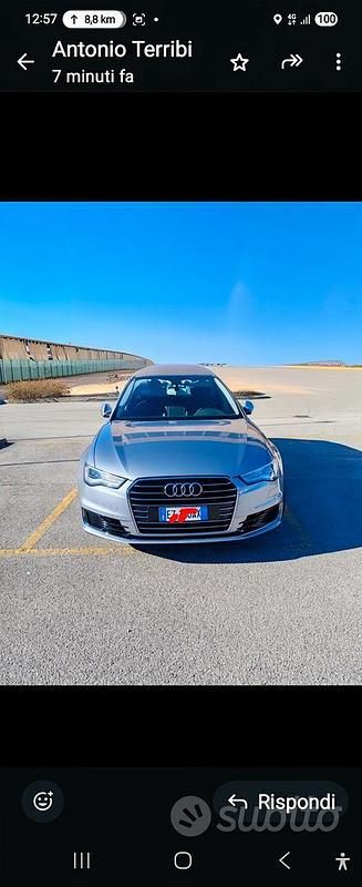 Usata Audi A6 190 CV (139 kW) 2014 Grigio Station wagon