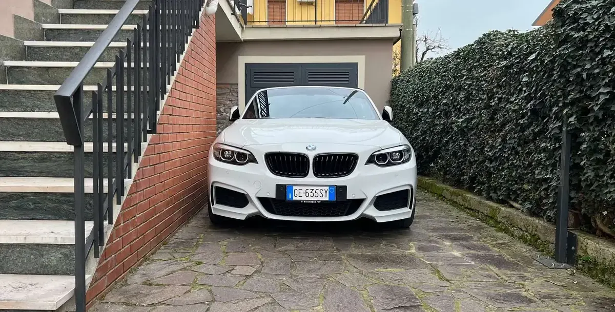 Usata BMW 218 M Sport 136 CV (100 kW) 2021 Bianco Cabrio