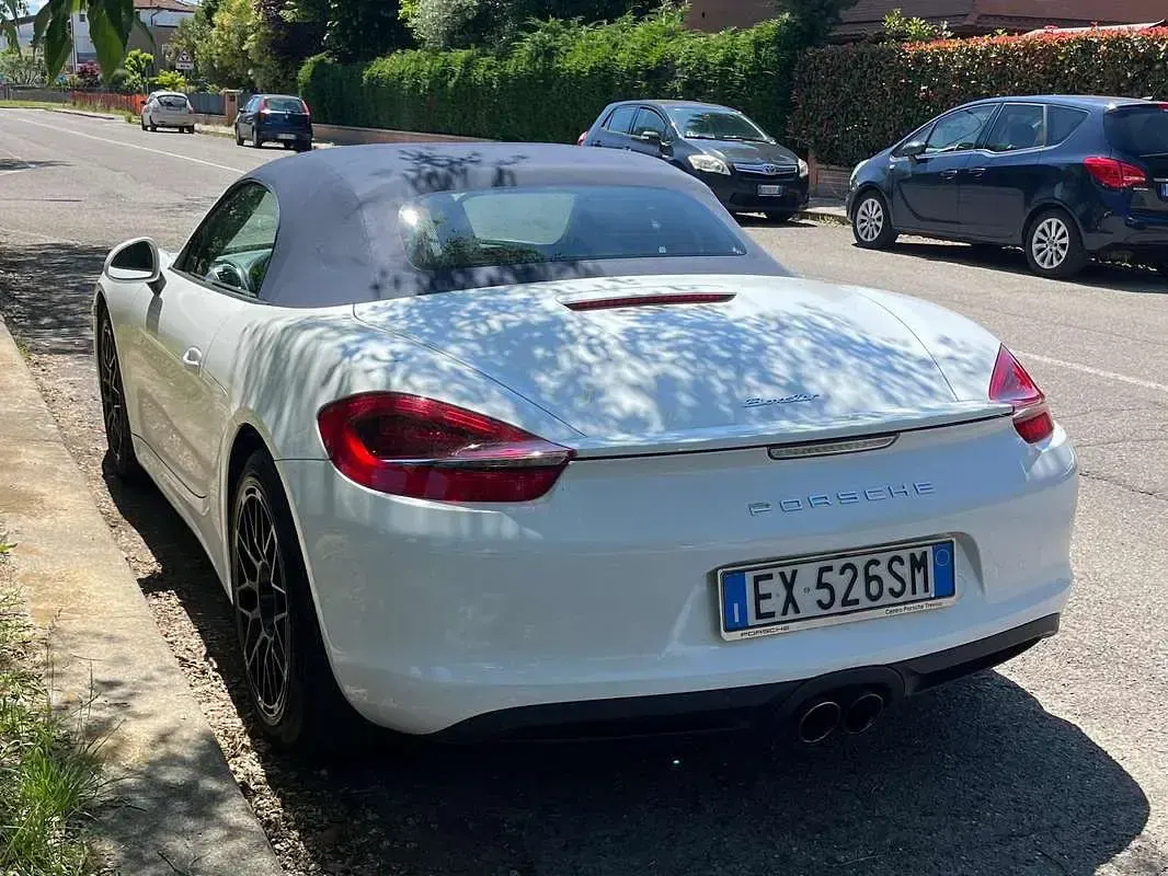 Usata Porsche Boxster 265 CV (194 kW) 2014 Bianco Cabrio