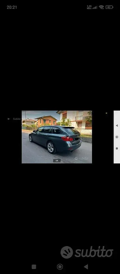 Usata BMW 316 116 CV (85 kW) 2015 Grigio Station wagon
