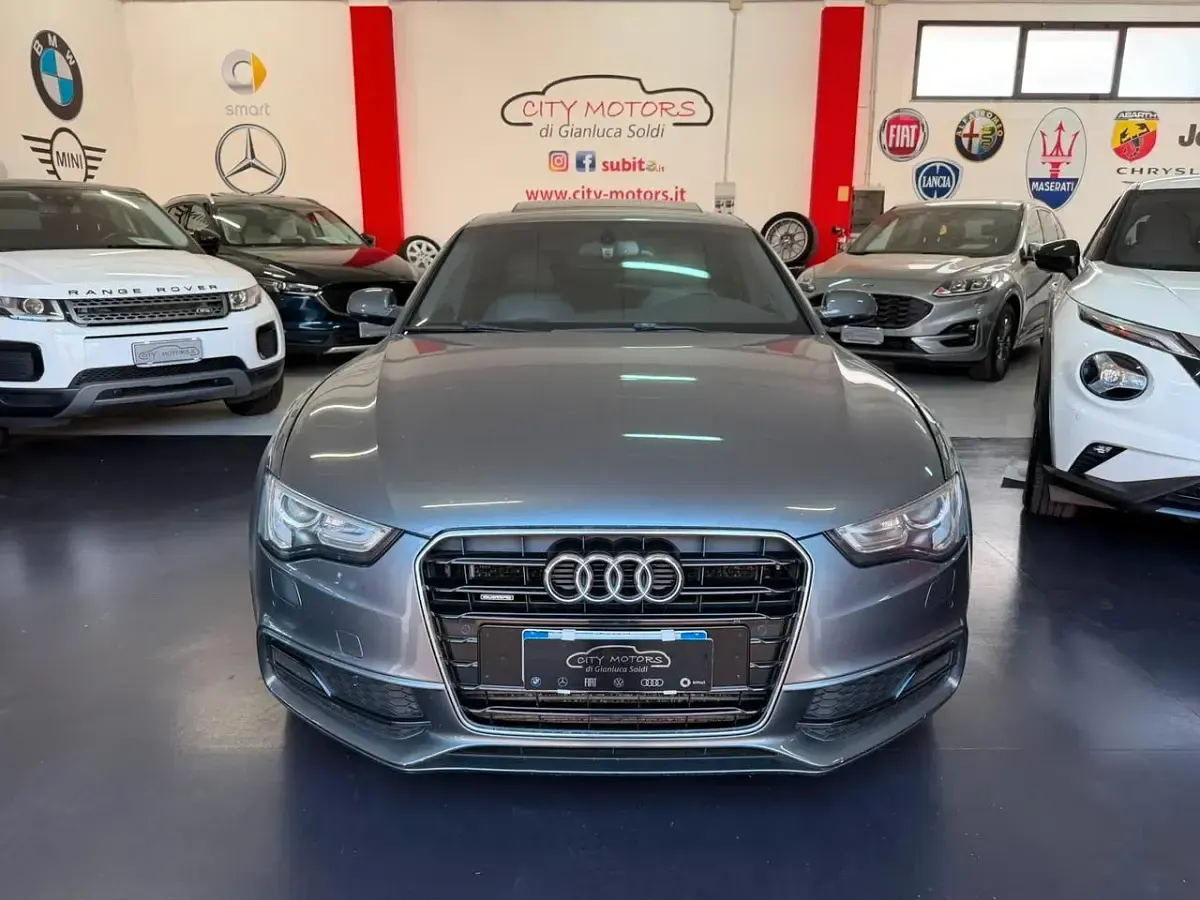 Usata Audi A5 S-Line 245 CV (180 kW) 2016 Grigio Coupé