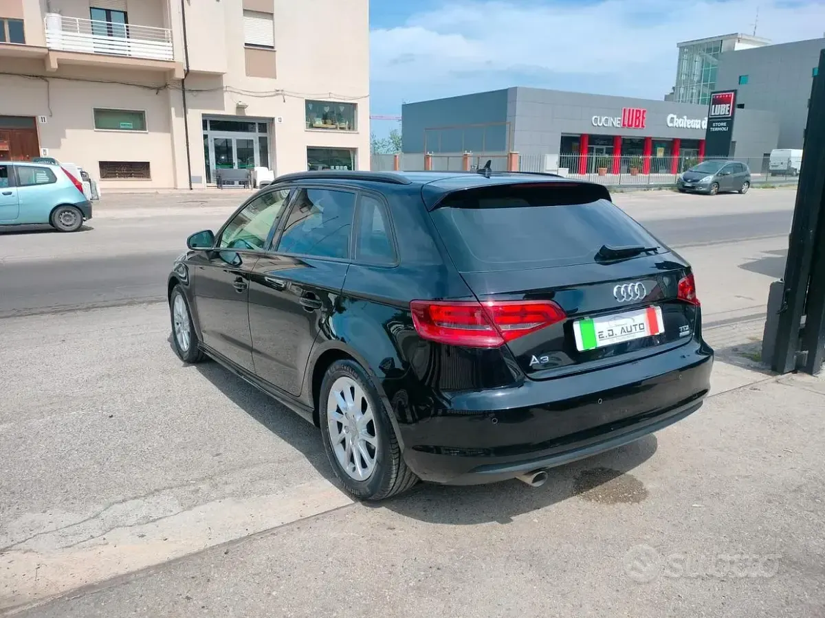 Usata Audi A3 Business 110 CV (80 kW) 2017 Nero Berlina
