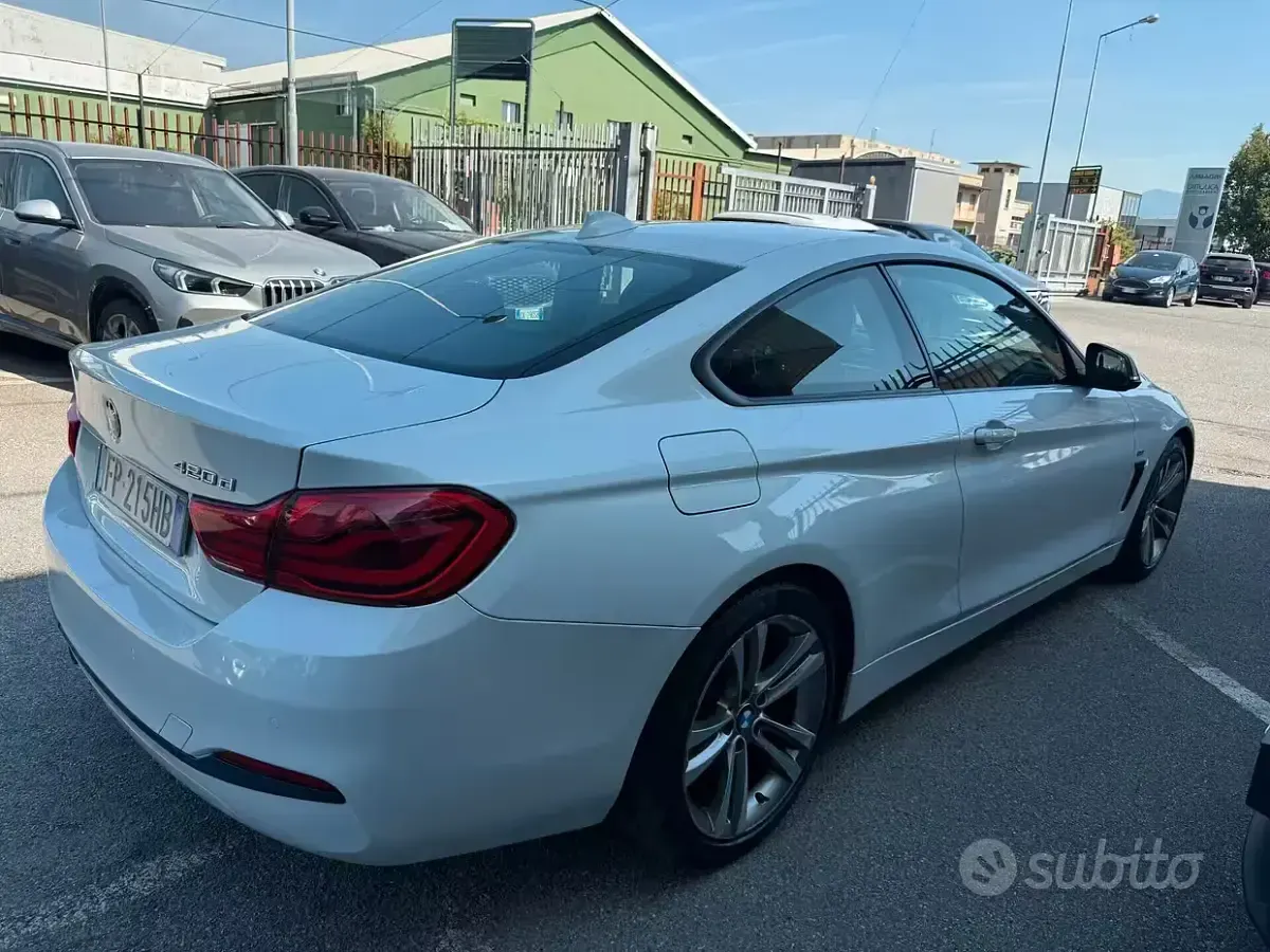 Usata BMW 420 Coupé Sport Line 190 CV (139 kW) 2018 Bianco Coupé