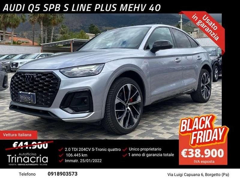 Argento Usata 2022 Audi Q5 S-line plus SUV | 38.900 € (Buon prezzo) - Immagine 1/4
