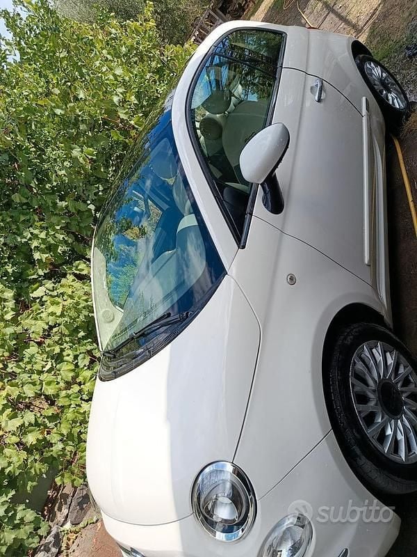 Usata Fiat 500 Lounge 2014 Bianco Berlina