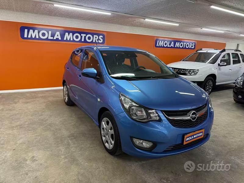 Usata Opel Karl Cosmo 75 CV (55 kW) 2015 Blu Utilitaria
