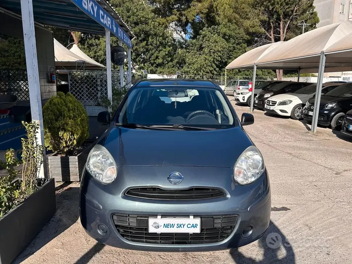 Usata Nissan Micra Visia 80 CV (58 kW) 2011 Grigio Utilitaria