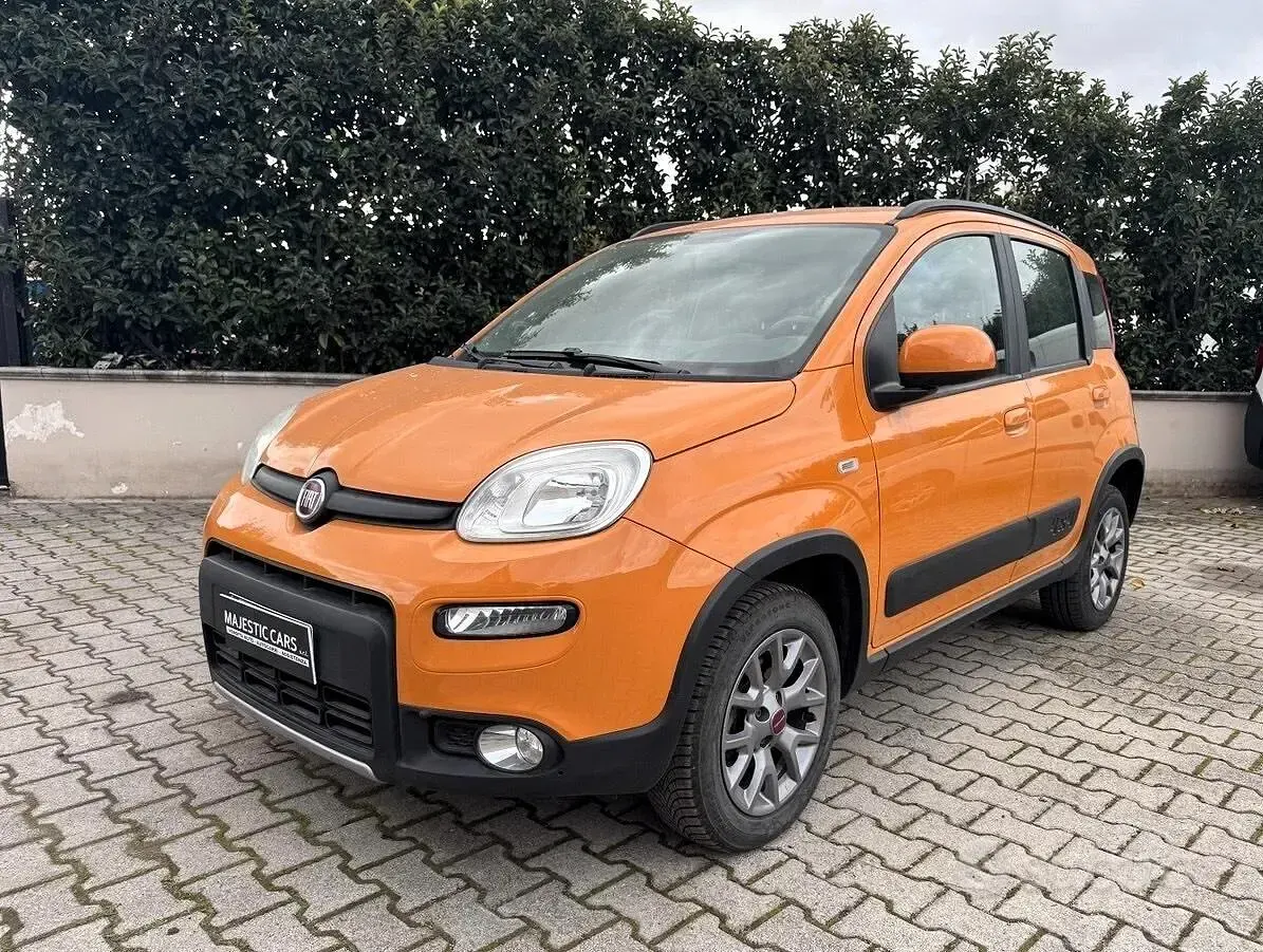 Usata Fiat Panda 4x4 S 85 CV (62 kW) 2017 Arancione Utilitaria