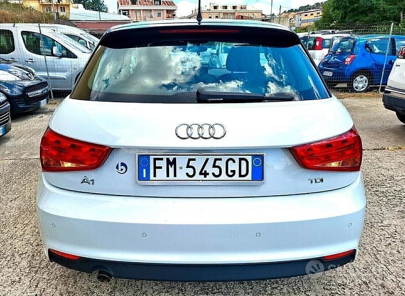 Usata Audi A1 S-Line 90 CV (66 kW) 2017 Bianco Berlina