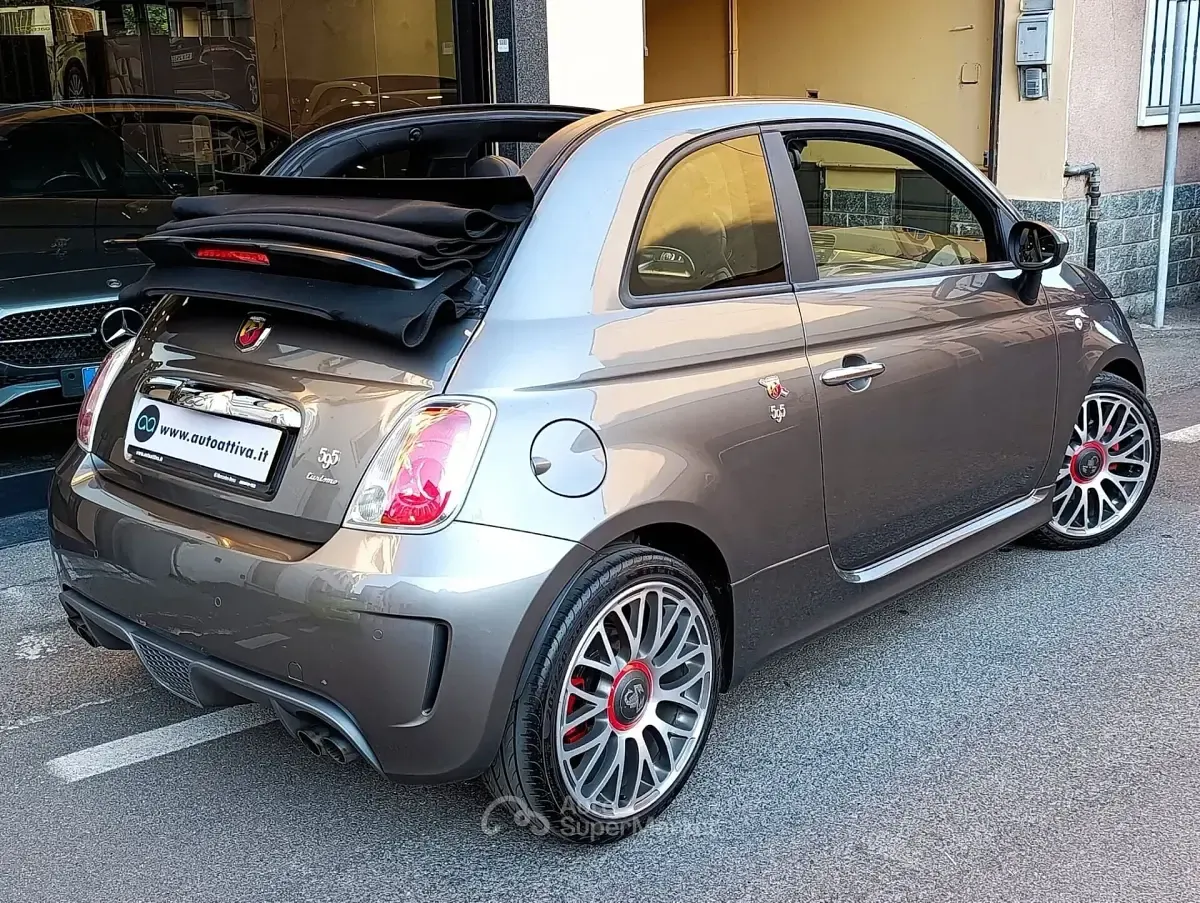 Usata Abarth 595 Turismo 160 CV (117 kW) 2014 Gray Cabrio