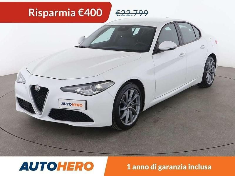 Bianco Usata 2019 Alfa Romeo Giulia Super Tre volumi | 22.799 € (Buon prezzo) - Immagine 1/3