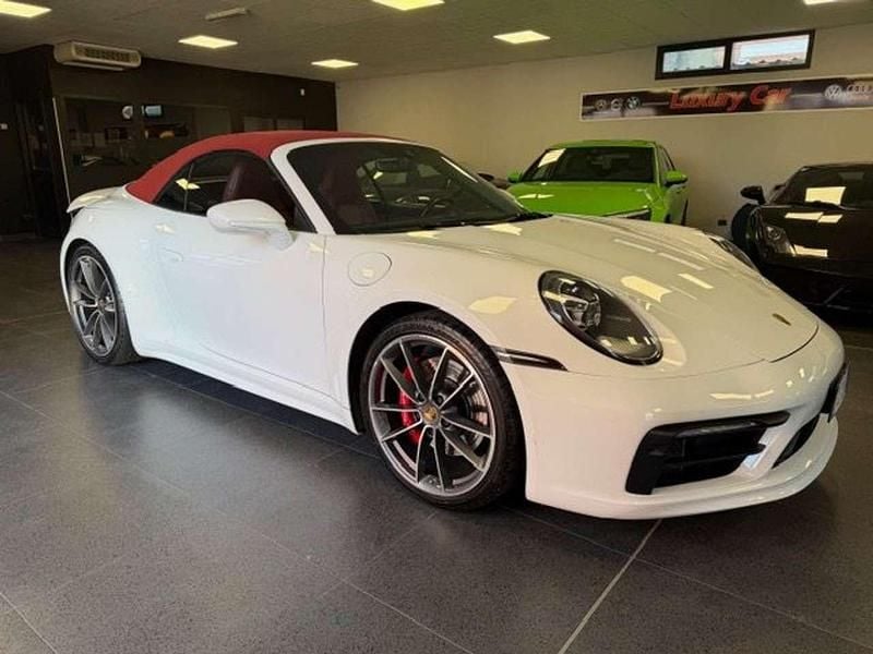 Usata Porsche 911 Carrera 4S Cabriolet 450 CV (330 kW) 2020 Bianco Cabrio