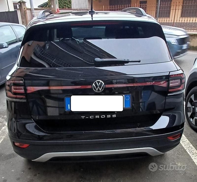 Usata VW T-Cross 110 CV (80 kW) 2021 Nero SUV
