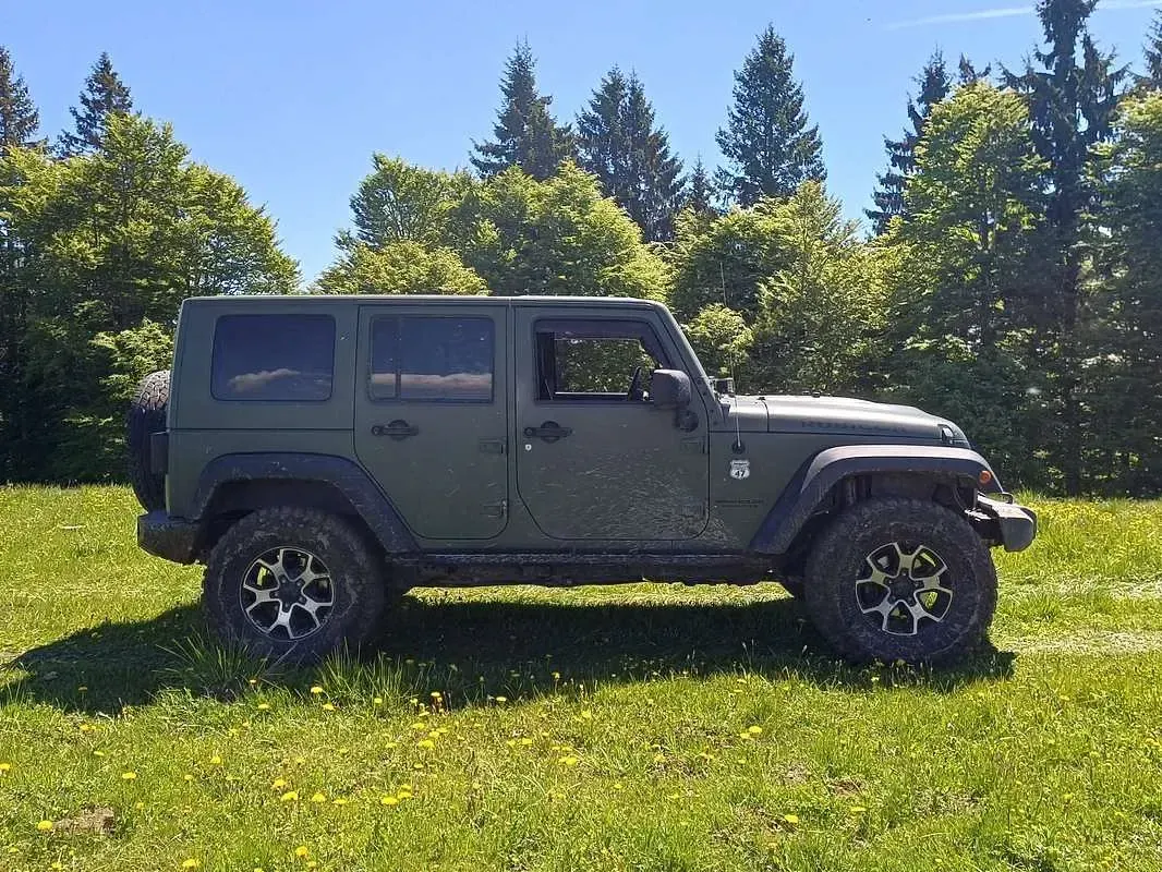 Usata Jeep Wrangler Rubicon 177 CV (130 kW) 2009 Verde SUV
