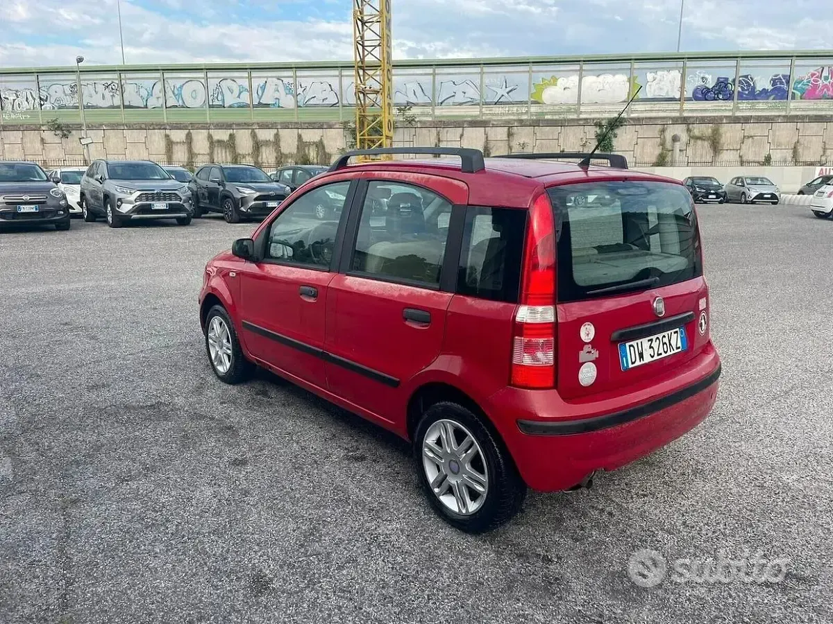 Usata Fiat Panda Dynamic 69 CV (50 kW) 2009 Rosso Utilitaria