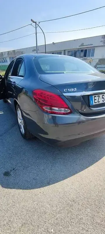 Usata Mercedes C180 Exclusive 116 CV (85 kW) 2015 Grigio Berlina