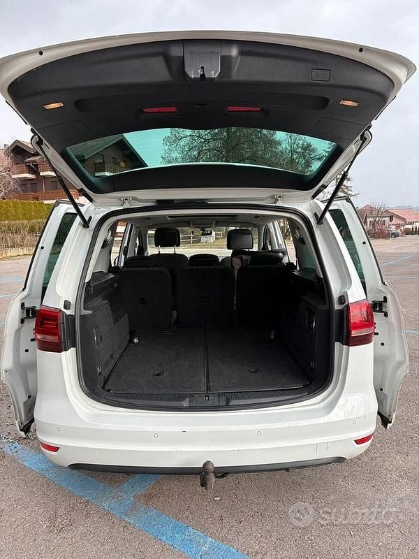 Usata VW Sharan Comfortline 2016 Bianco Monovolume