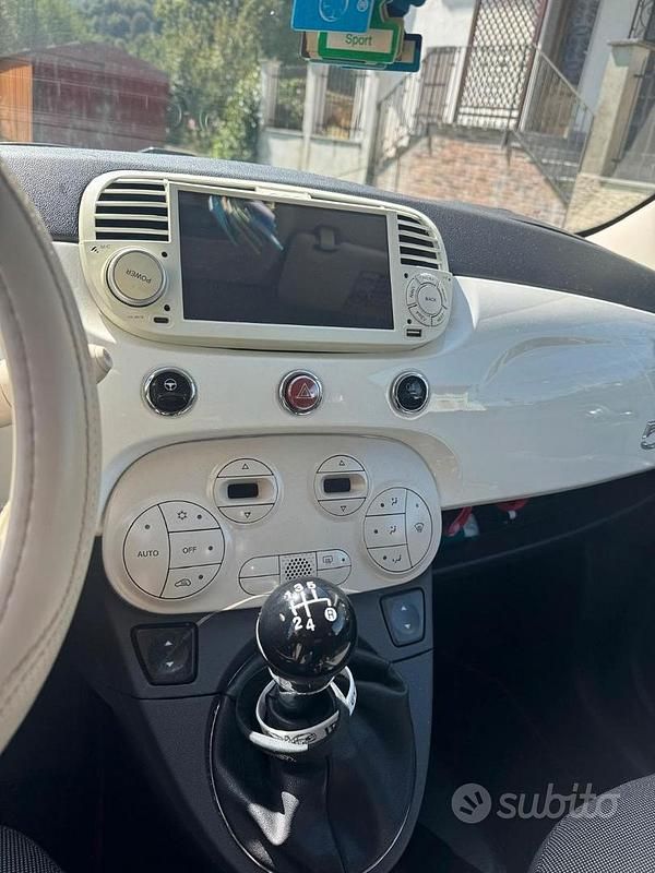 Usata Fiat 500C 69 CV (50 kW) 2012 Bianco Cabrio