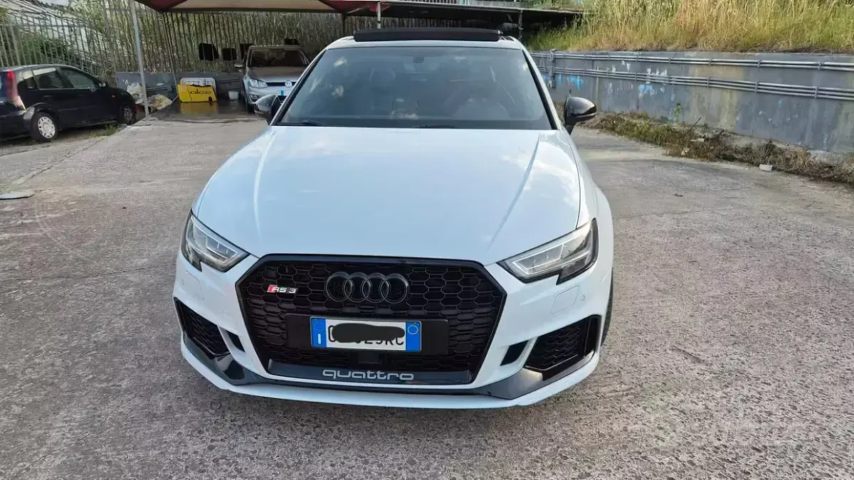 Usata Audi RS3 S-line plus 400 CV (294 kW) 2019 Bianco Berlina