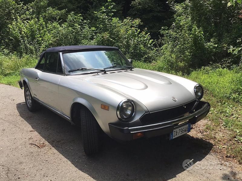 Usata Fiat 124 Spider 1970 Grigio Cabrio