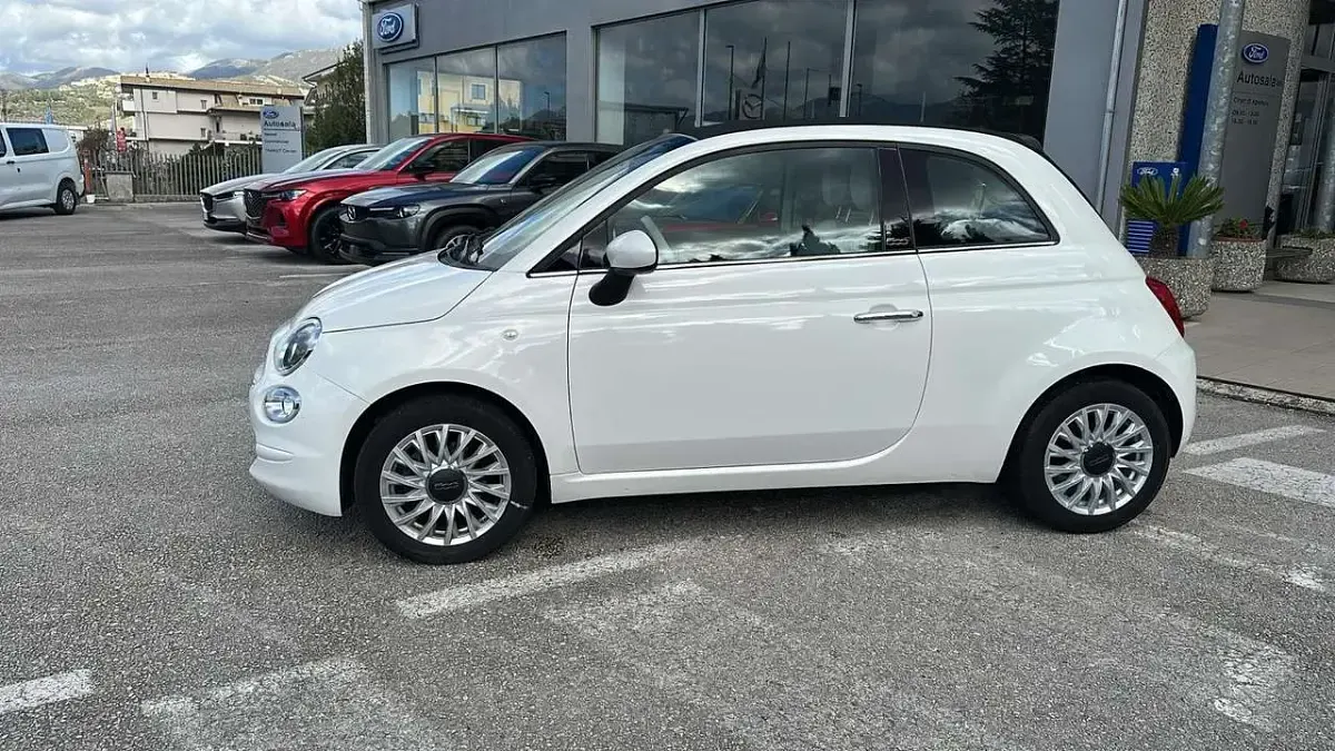 Usata Fiat 500 Lounge 69 CV (50 kW) 2019 Bianco Utilitaria