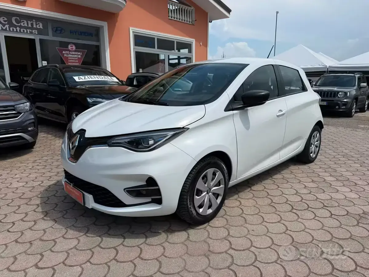 Usata Renault Zoe Life 50 kW (69 CV) 2022 Bianco Utilitaria