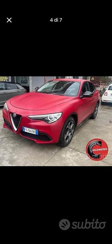 Usata Alfa Romeo Stelvio 280 CV (205 kW) 2017 Rosso SUV