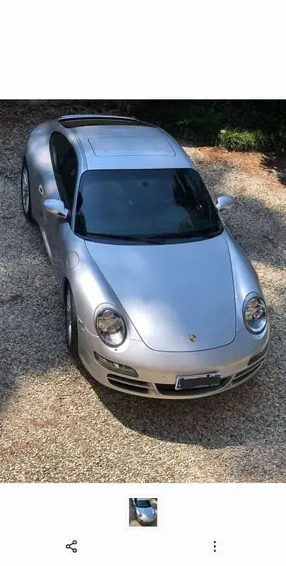 Usata Porsche 997 325 CV (239 kW) 2008 Argento Coupé
