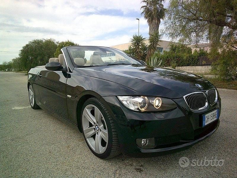 Usata BMW 325 Cabriolet 197 CV (144 kW) 2009 Nero Cabrio