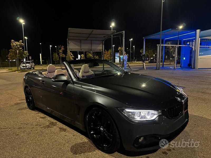 Usata BMW 420 M Sport 184 CV (135 kW) 2015 Grigio Cabrio