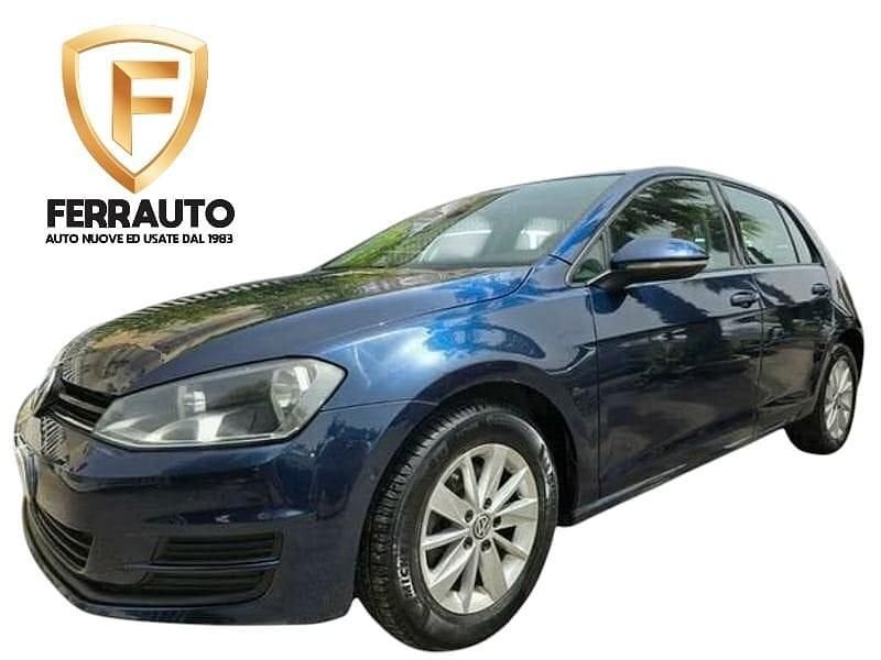 Usata VW Golf VII Highline 104 CV (76 kW) 2014 Blu Berlina