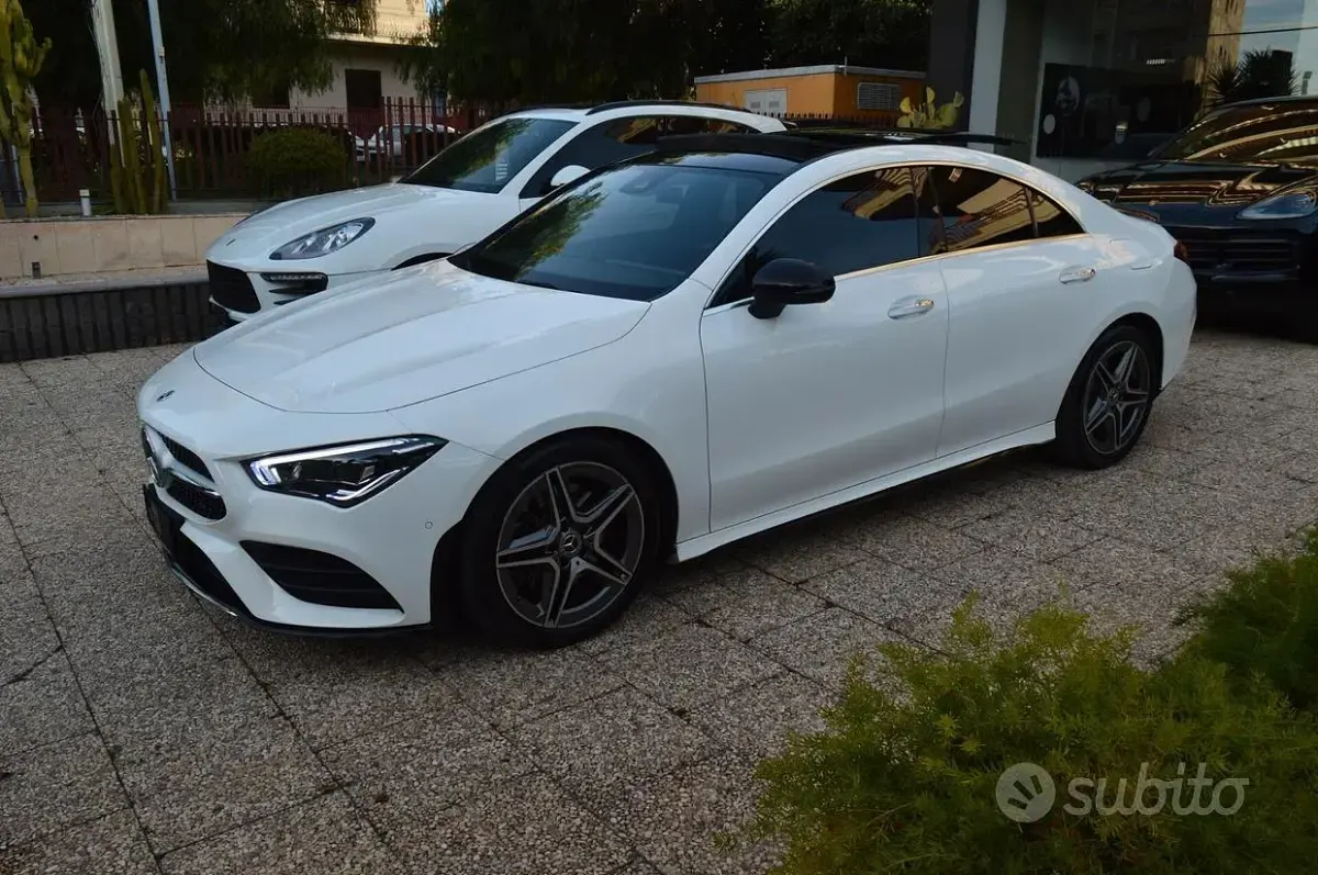 Usata Mercedes CLA200 AMG Line Premium Plus 150 CV (110 kW) 2023 Bianco Coupé
