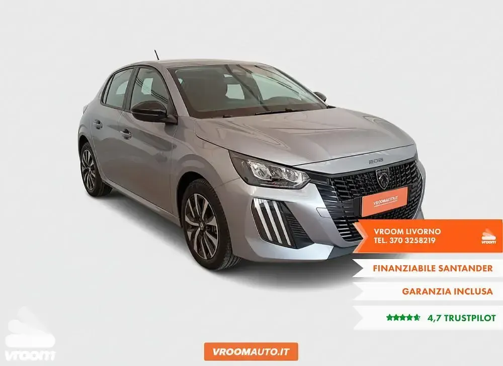 Usata Peugeot 208 100 CV (73 kW) 2025 Grigio Utilitaria
