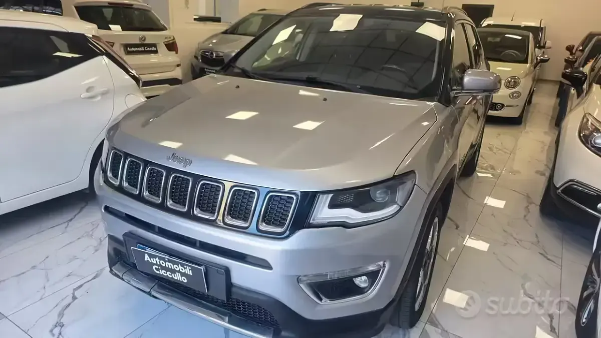 Usata Jeep Compass Limited 140 CV (102 kW) 2018 Grigio SUV