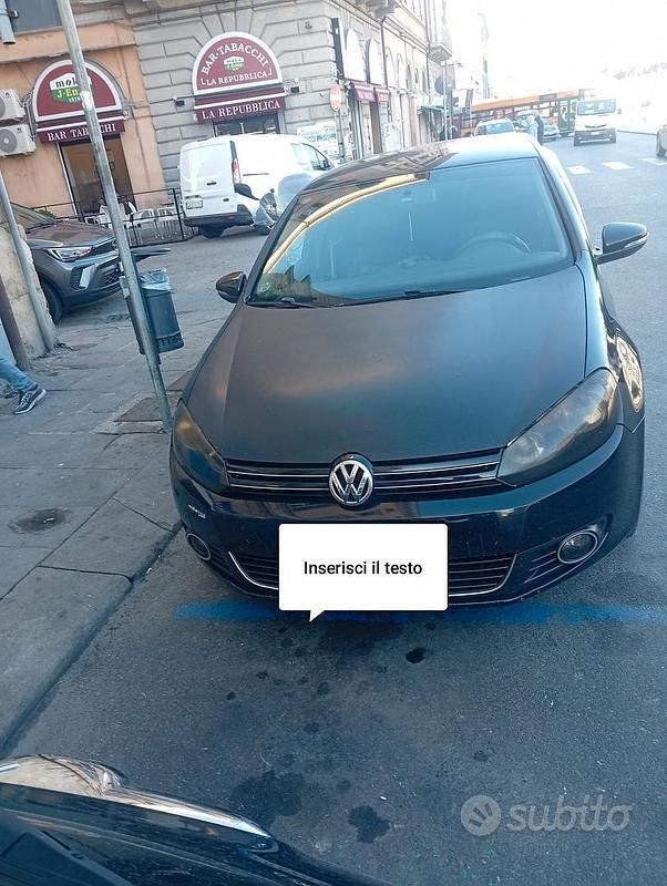Nero Usata 2010 VW Golf VI Coupé | 5500 € (Buon prezzo) - Immagine 1/4