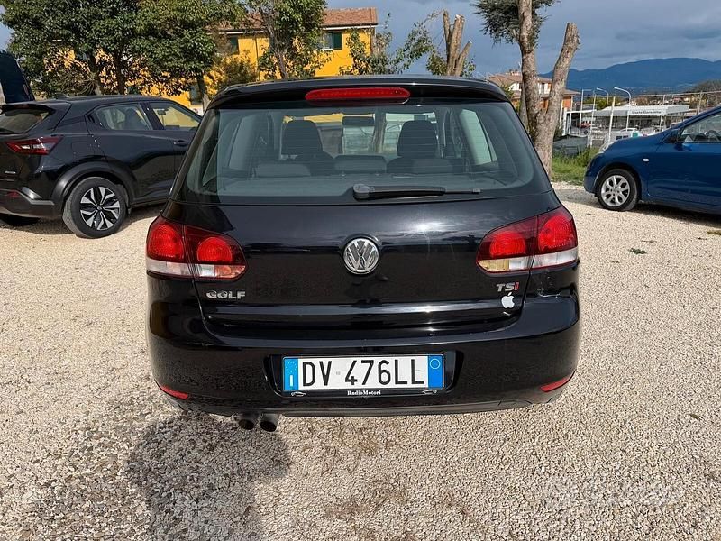 Usata VW Golf VI Sportline 122 CV (89 kW) 2009 Nero Utilitaria
