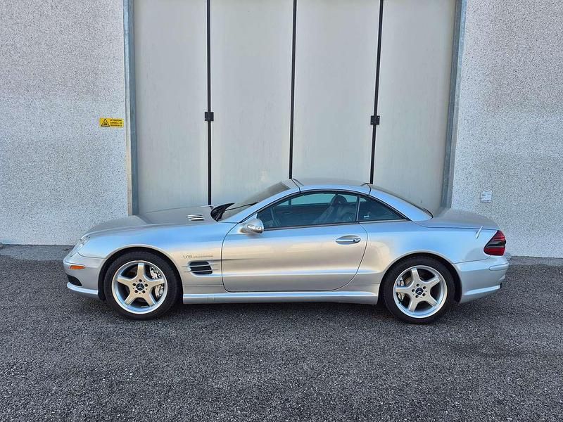 Usata Mercedes SL55 AMG AMG 500 CV (367 kW) 2002 Argento Cabrio