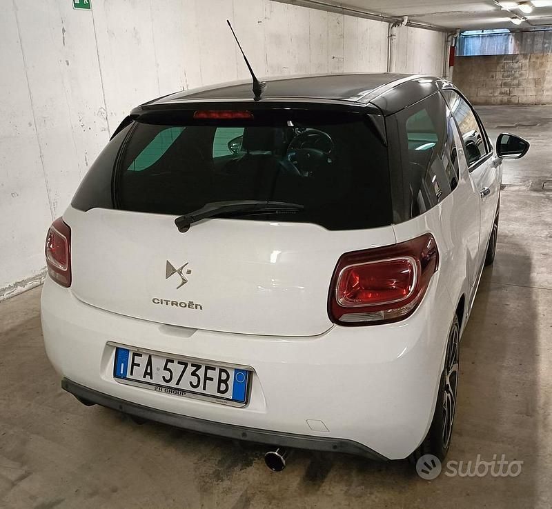 Usata DS Automobiles DS3 110 CV (80 kW) 2015 Bianco Coupé
