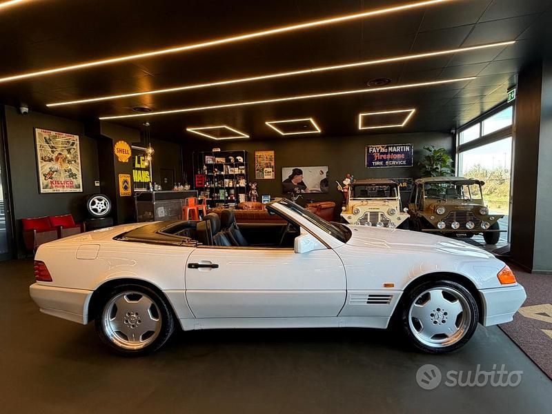 Usata Mercedes SL500 333 CV (244 kW) 1991 Bianco Cabrio