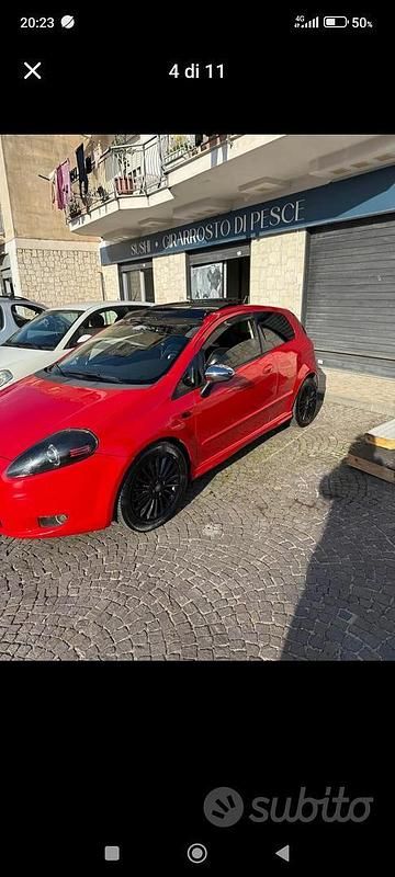 Usata Fiat Grande Punto 130 CV (95 kW) 2008 Rosso Utilitaria