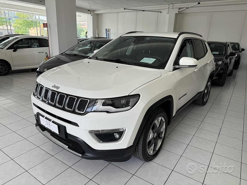 Bianco Usata 2020 Jeep Compass Limited SUV | 23.700 € (Buon prezzo) - Immagine 1/4