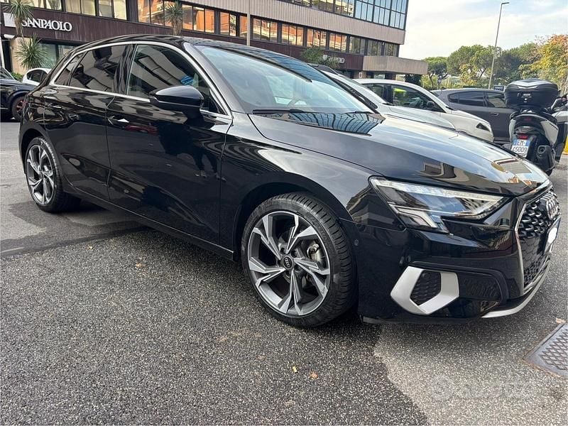 Usata Audi A3 Advanced 150 CV (110 kW) 2023 Nero Berlina