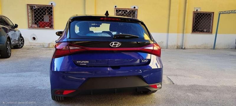 Usata Hyundai i20 82 CV (60 kW) 2022 Blu/azzurro Utilitaria