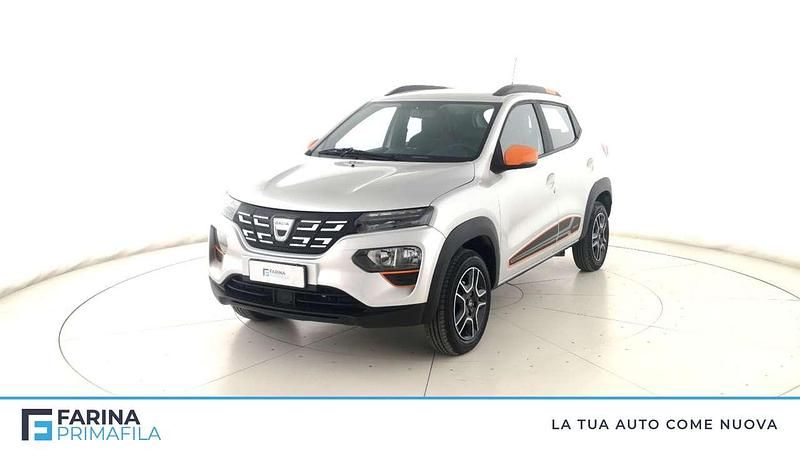 Grigio chiaro Usata 2021 Dacia Spring Comfort Plus Due volumi | 8400 € (Buon prezzo) - Immagine 1/4