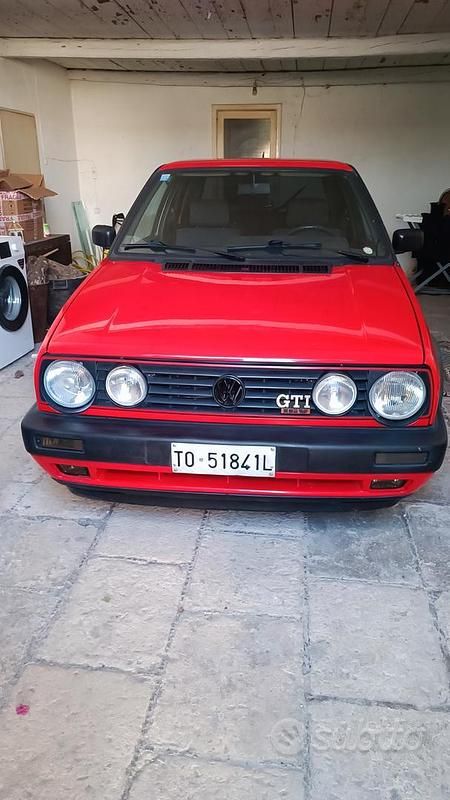 Usata VW Golf GTI 1989 Rosso Coupé