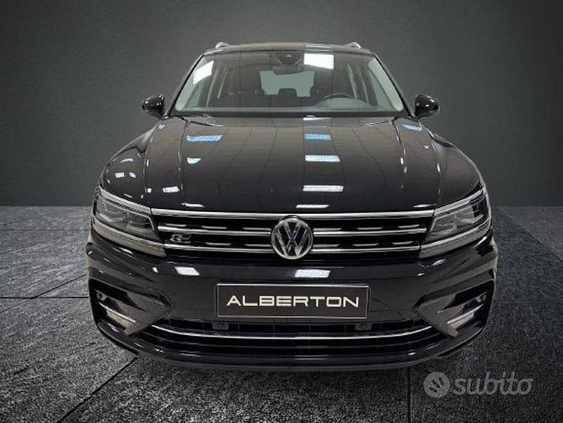 Usata VW Tiguan R-line 150 CV (110 kW) 2020 Nero SUV