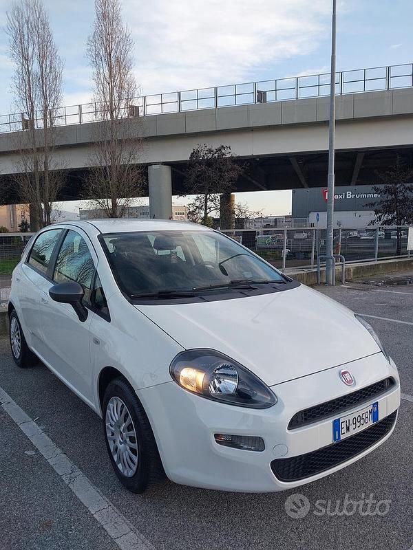 Usata Fiat Punto Evo Young 75 CV (55 kW) 2014 Bianco Utilitaria
