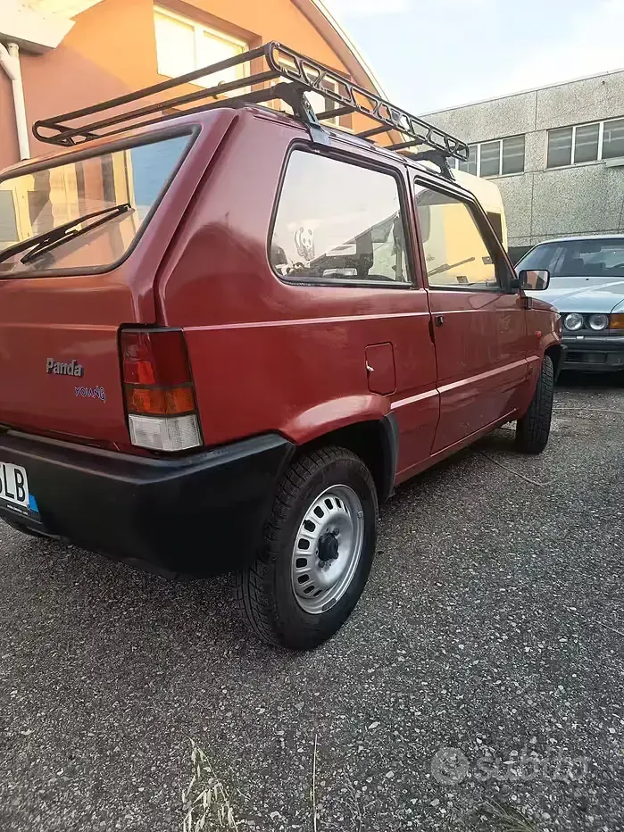 Usata Fiat Panda 54 CV (39 kW) 2001 Rosso Berlina