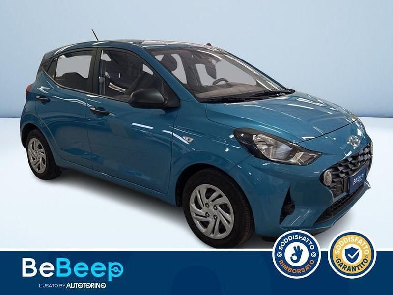 Usata Hyundai i10 Advanced 67 CV (49 kW) 2022 Azzurro metallizzato Utilitaria